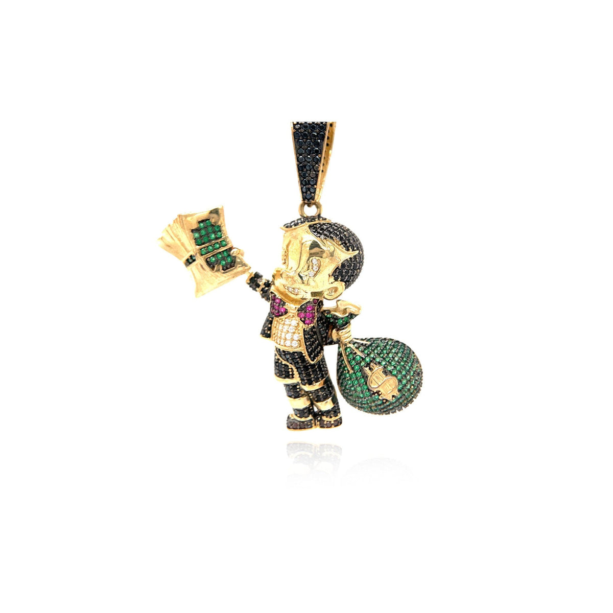 Richie Rich Pendant with Rope popular Chain