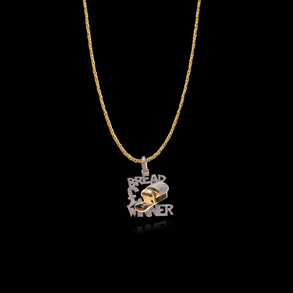 Bread Winner hotsell Pendant with rope chain